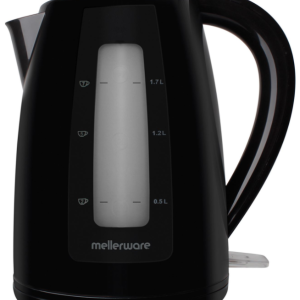 Mellerware Breede 360° Cordless Black 2L Plastic Kettle