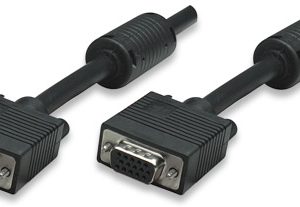Manhattan Black SVGA 7.5m Extension Cable
