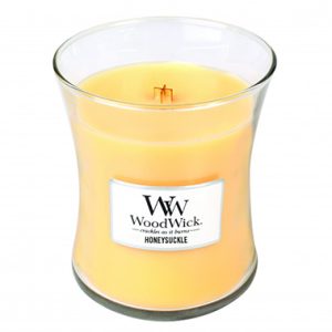 Woodwick Honey Suckle Medium Jar Retail Box No warranty