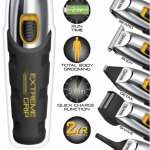 Wahl 25 Piece Extreme Grip Lithium Ion Multigroomer Kit