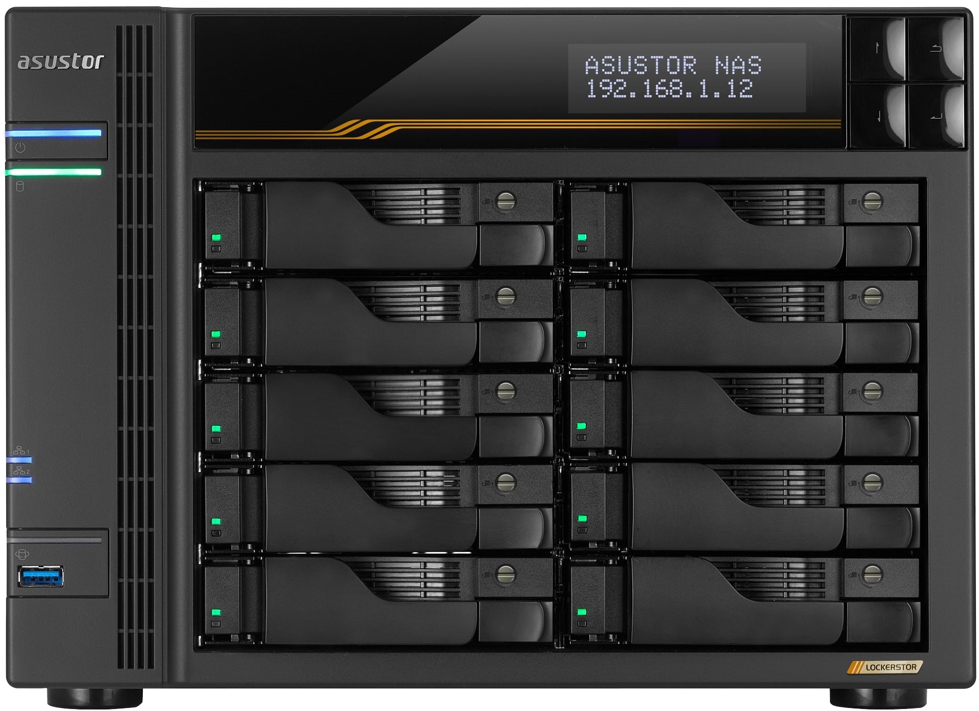 Asustor Lockerstor 10 Bay Gen 3 NAS Enclosure