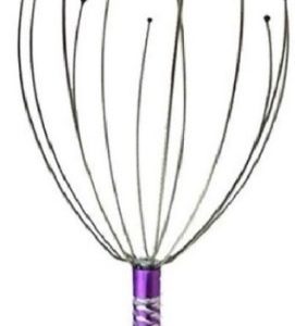 Casey Purple 12 Fingers Head And Scalp Hand Held Manual Massager