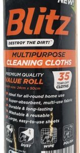 Tevo Blitz 35 Pack Roll Premium Multipurpose cleaning Cloths