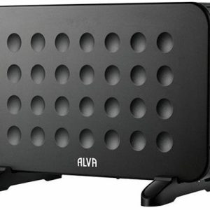 Alva 2000w Electric Convection Black Heater