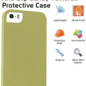 Promate Green Gritty iPhone 5 Anti-Slip protective case