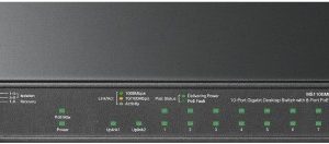 Mercusys 10 Port Gigabit Desktop Switch with 8 Port PoE Plus