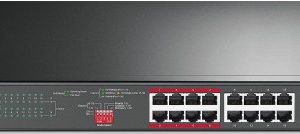 Mercusys 20 Ports With 16 PoE Plus and 2 Port Gigabit Rackmount Switch