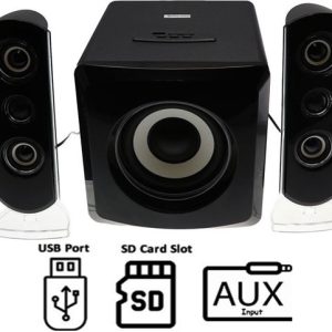 AudioMate 2 Channel and Subwoofer Stereo Speaker System