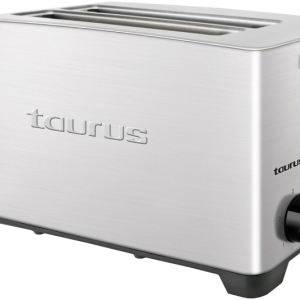 Taurus 4 Slice 1400W Stainless Steel Brushed Toaster