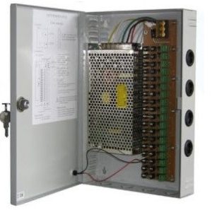 Securnix 12VDC 10Amp 9 Channel CCTV Power Supply Input:110
