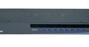 TrendNet 8 Port Stackable Rack Mount KVM Switch with On