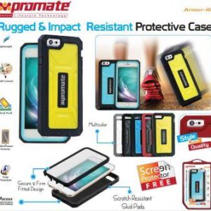 Promate White Armor-i6 Protective Case