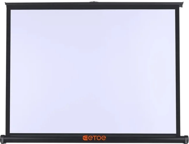 ETOE 50 Inch Manual Pull Up Projector Screen