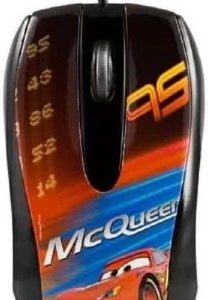 Disney Brown Cars Optical USB Mouse