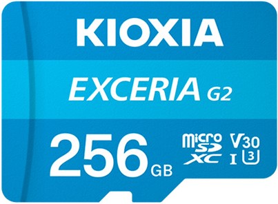 Kioxia Exceria G2 256GB microSD Memory Card