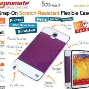 Promate Grosso-N3 ,Snap-On Scratch-Resistant Flexible