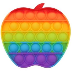 Sceedo Pop It Bubble Apple Fidget  Rainbow