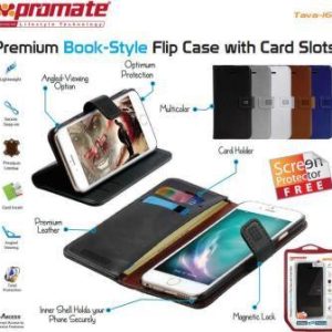 Promate Tava-i6 Premium Book-Style Flip Case